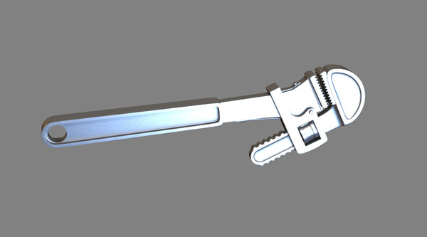 3d model wrench - Wrench by dentonvanzan