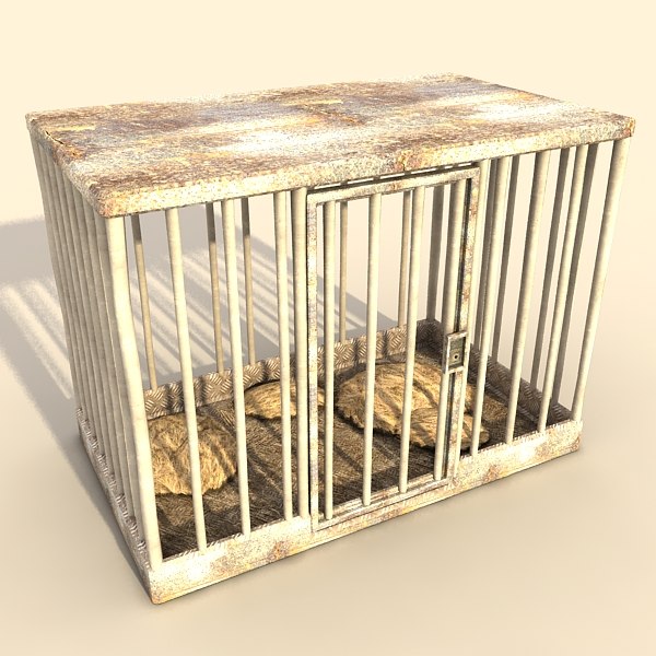 3ds max animal cage - animal cage textured by Litarvan