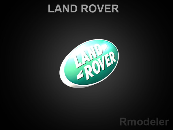 3dsmax logo land rover - Land Rover 3d Logo by Serega Rozhnov