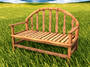 3d wooden bench wood