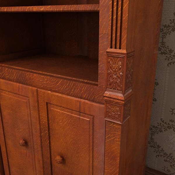 3d model cupboard luxurious ancient - luxurious ancient cupboard textured by Litarvan