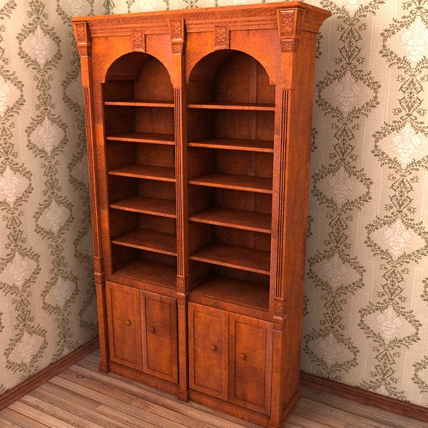 3d model cupboard luxurious ancient - luxurious ancient cupboard textured by Litarvan