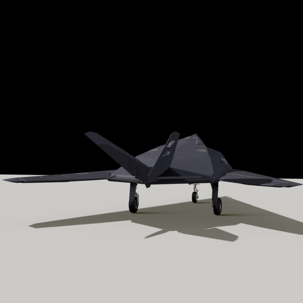 blender lockheed nighthawk - Nighthawk by RicAA
