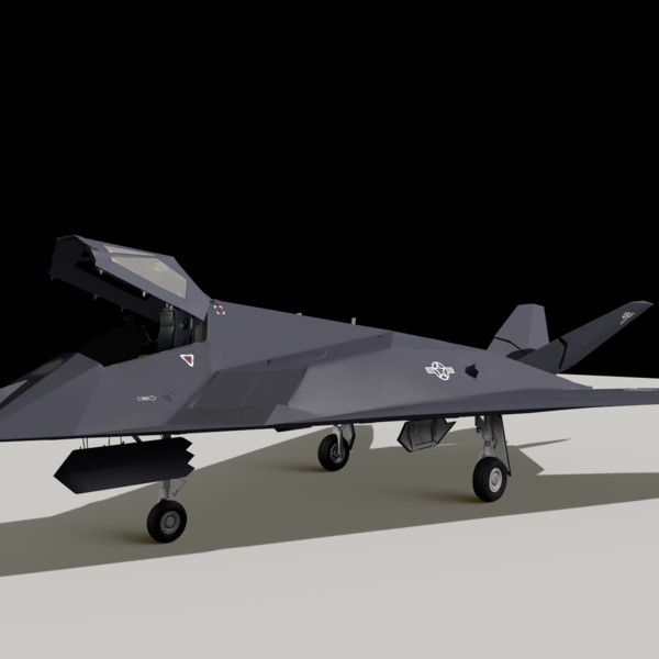 blender lockheed nighthawk - Nighthawk by RicAA