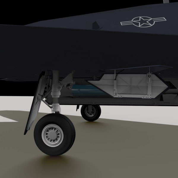 blender lockheed nighthawk - Nighthawk by RicAA
