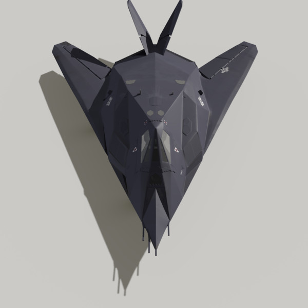 blender lockheed nighthawk - Nighthawk by RicAA