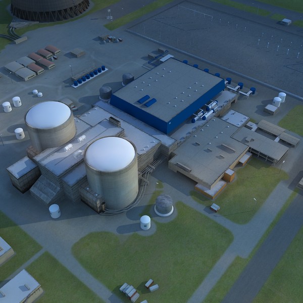 3d nuclear power plant - Watts bar nuclear plant by V1zer