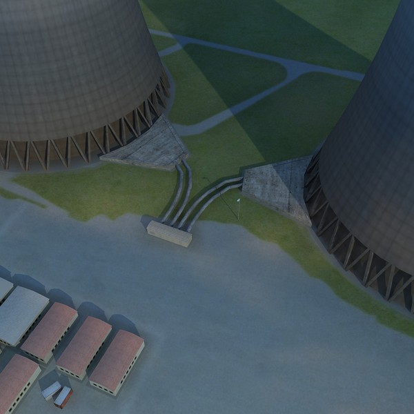 3d nuclear power plant - Watts bar nuclear plant by V1zer