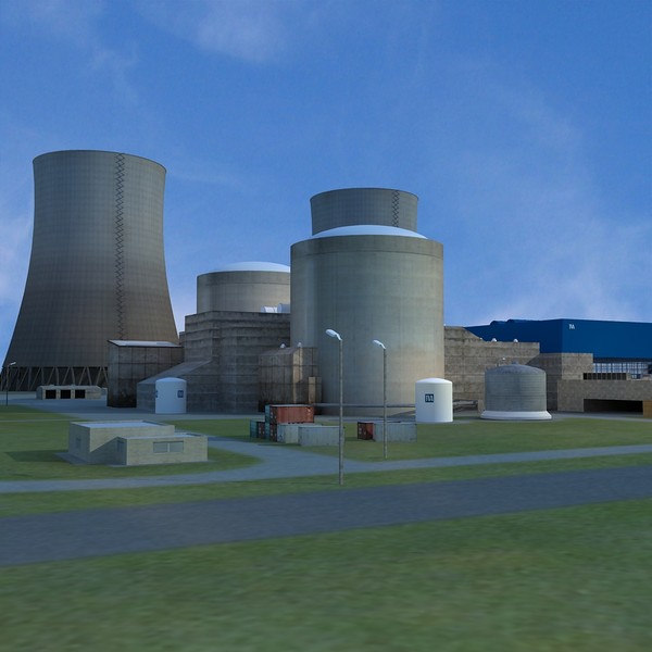 3d nuclear power plant - Watts bar nuclear plant by V1zer