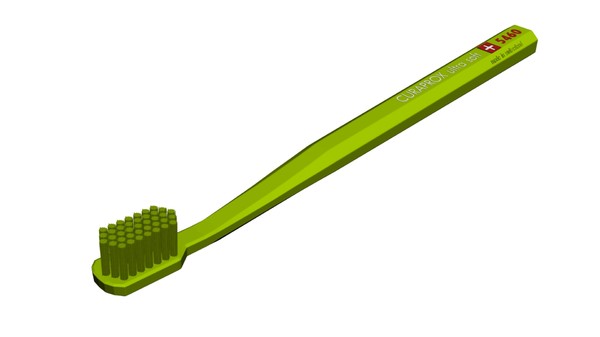 curaprox toothbrush 5460 3d model - curaprox 5460 toothbrush by Pavol Lobb