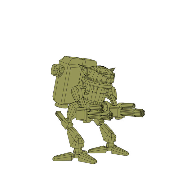 3d mech robot - Mech MC1 by mariusce
