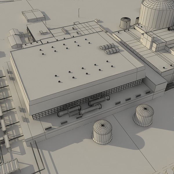 3d nuclear power plant - Watts bar nuclear plant by V1zer