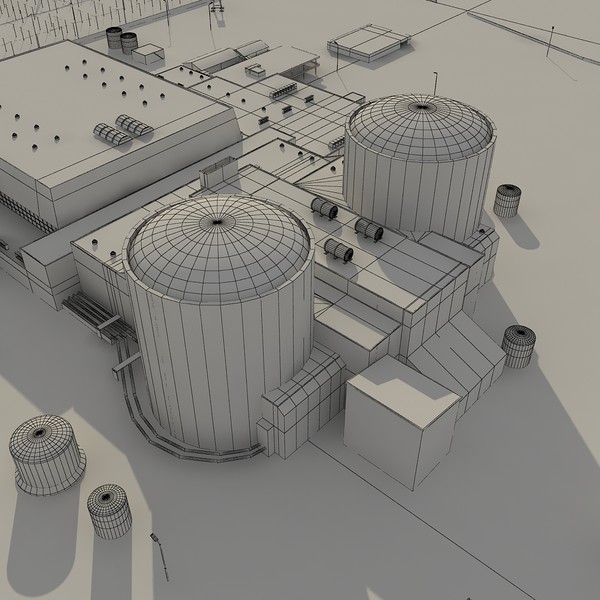 3d nuclear power plant - Watts bar nuclear plant by V1zer