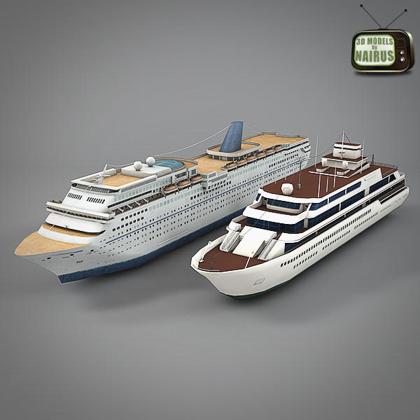 3d max cruise ocean - Cruise Ships Collection by NesAn Studio