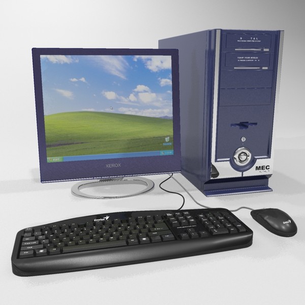 3d model computer modelled - Computer 3d model by PROmax_