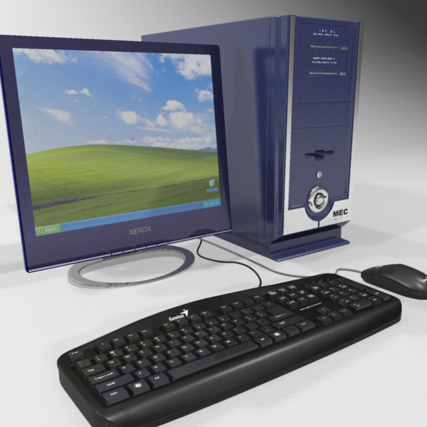 3d model computer modelled - Computer 3d model by PROmax_