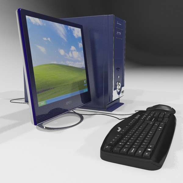 3d model computer modelled - Computer 3d model by PROmax_
