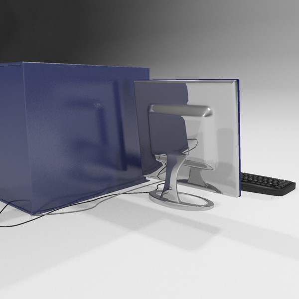 3d model computer modelled - Computer 3d model by PROmax_