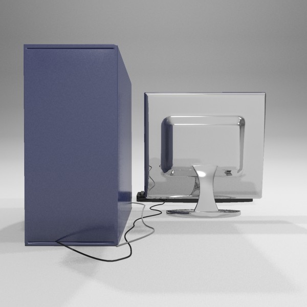 3d model computer modelled - Computer 3d model by PROmax_