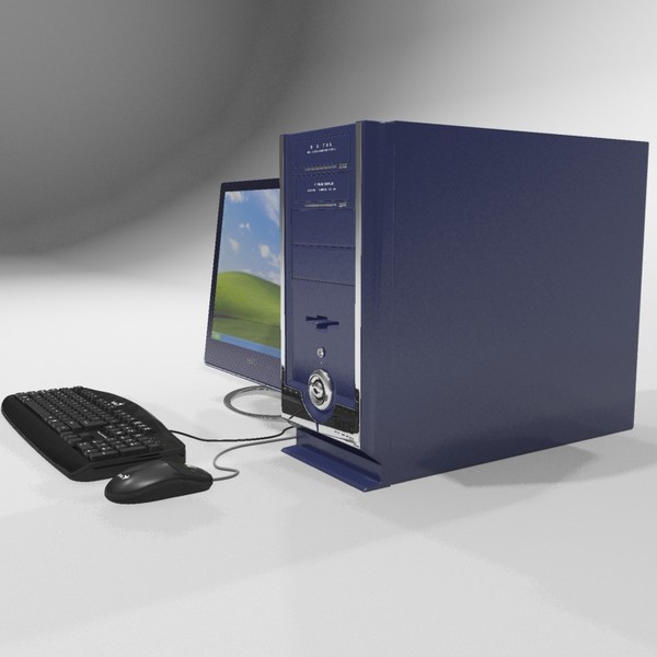 3d model computer modelled - Computer 3d model by PROmax_