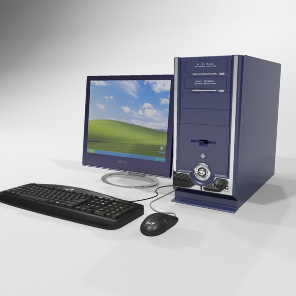 3d model computer modelled - Computer 3d model by PROmax_