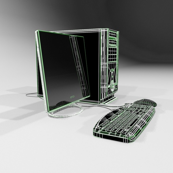 3d model computer modelled - Computer 3d model by PROmax_