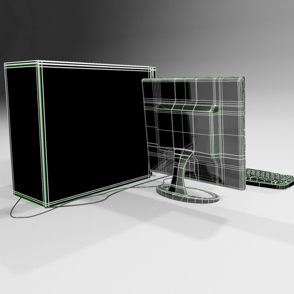 3d model computer modelled - Computer 3d model by PROmax_
