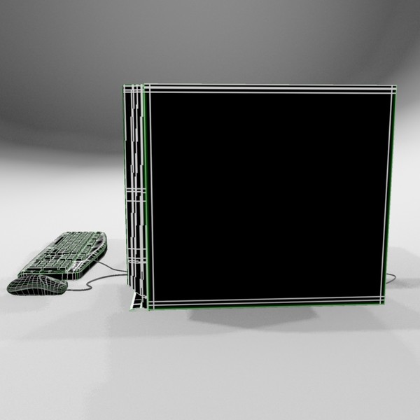 3d model computer modelled - Computer 3d model by PROmax_