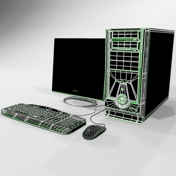 3d model computer modelled - Computer 3d model by PROmax_