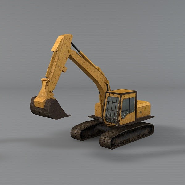 3d industrial excavator model - Excavator by NesAn Studio
