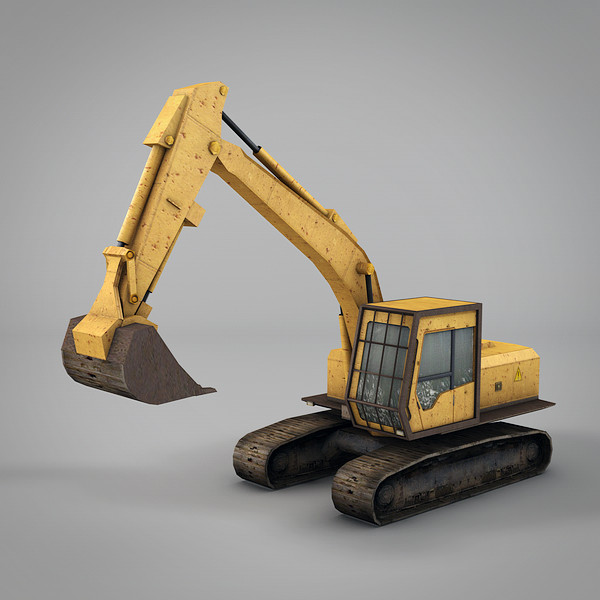 3d industrial excavator model - Excavator by NesAn Studio