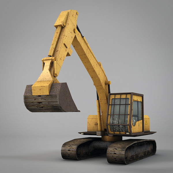 3d industrial excavator model - Excavator by NesAn Studio