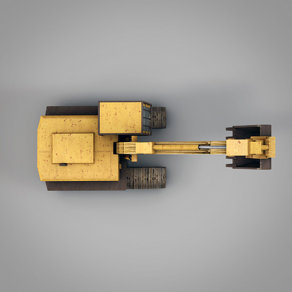 3d industrial excavator model - Excavator by NesAn Studio