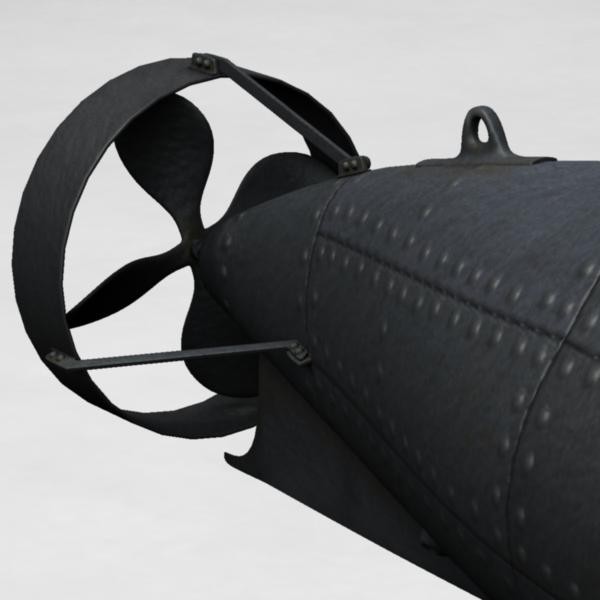 3d model 19th century submarine prototype - 19th Century Submarine Prototype by Sirren