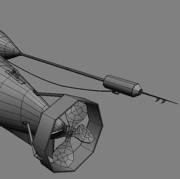 3d model 19th century submarine prototype - 19th Century Submarine Prototype by Sirren