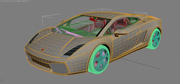 3d model 2003 gallardo - Lamboghini Gallardo 2003... by cg.laboratory