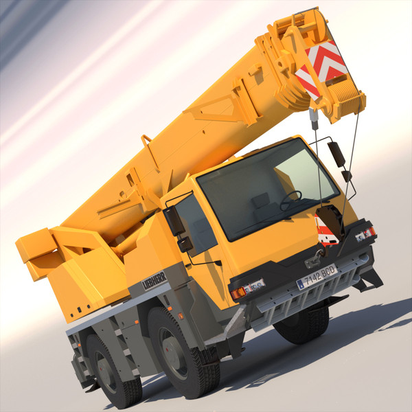 liebherr mobile crane ltm 3d max - Mobile Crane LTM 1040 by ArqArt3D