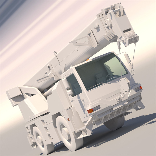 liebherr mobile crane ltm 3d max - Mobile Crane LTM 1040 by ArqArt3D