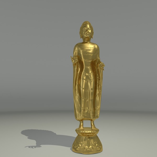 3ds statue - Budhist Statue by backdoorcreative