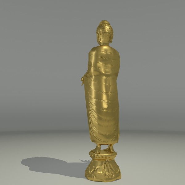 3ds statue - Budhist Statue by backdoorcreative