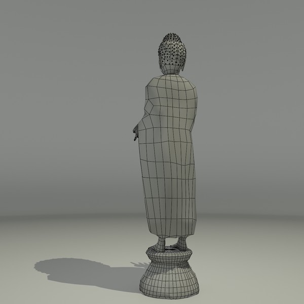 3ds statue - Budhist Statue by backdoorcreative