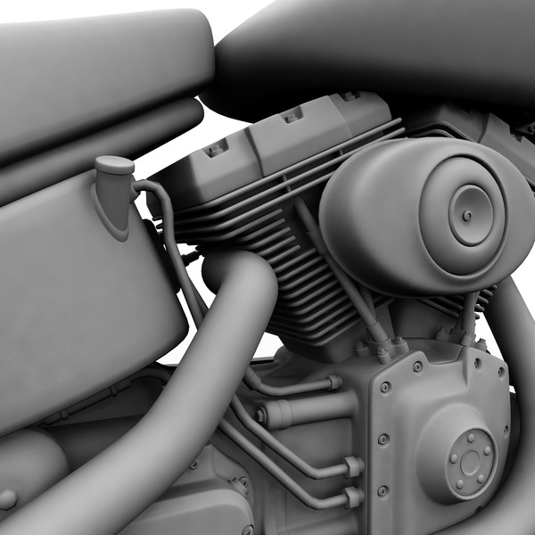 3d model harley night train - Harley Night Train by mariusce