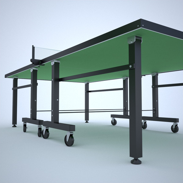 3d ping pong table model - Ping Pong Table by CTA AE