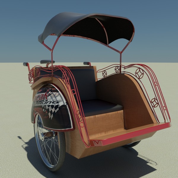 3ds max rickshaw - Rickshaw by backdoorcreative