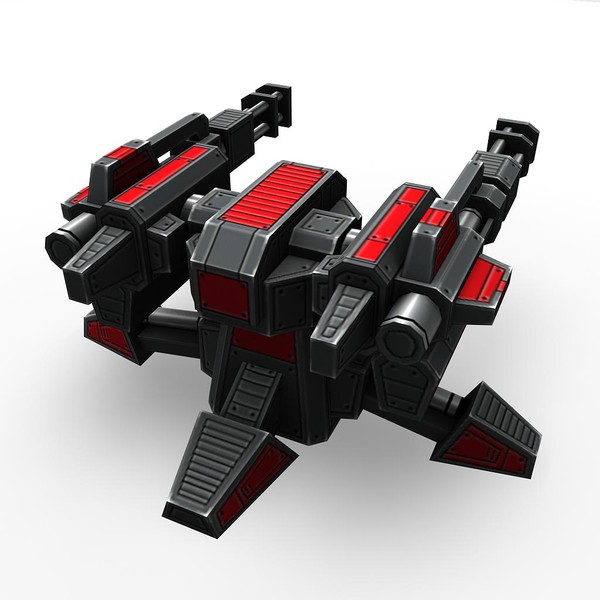 mini guns rocket launchers 3d max - 4miniguns_4turrets_3rocketlaunchers.rar by Angryfly