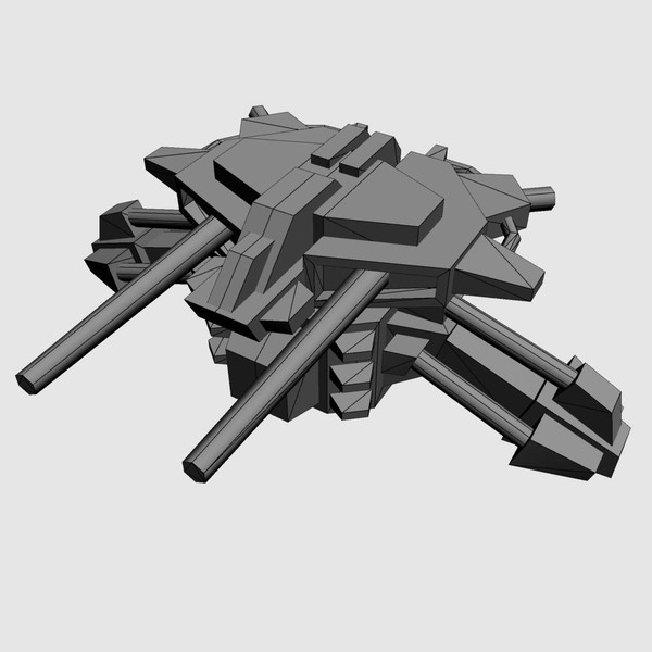 mini guns rocket launchers 3d max - 4miniguns_4turrets_3rocketlaunchers.rar by Angryfly