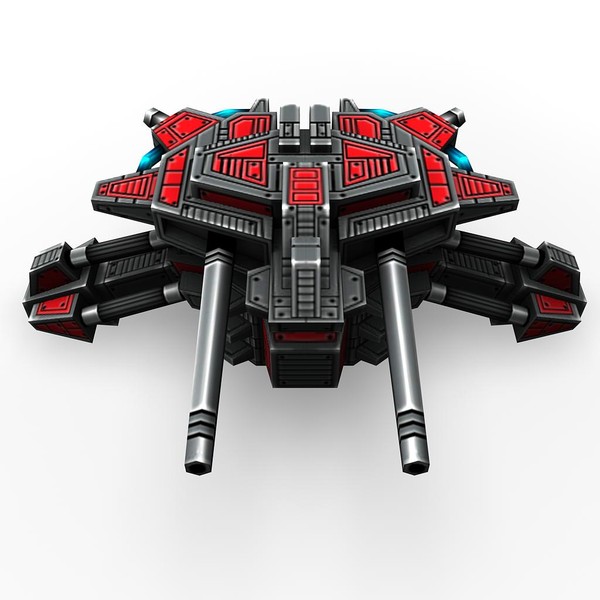 mini guns rocket launchers 3d max - 4miniguns_4turrets_3rocketlaunchers.rar by Angryfly
