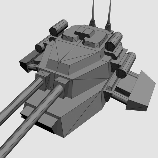 mini guns rocket launchers 3d max - 4miniguns_4turrets_3rocketlaunchers.rar by Angryfly