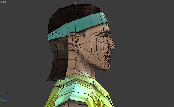 tennis player 3d model - Tennis Player by alzarac