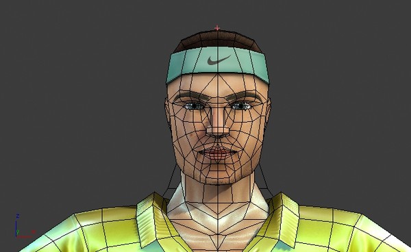 tennis player 3d model - Tennis Player by alzarac